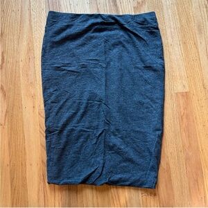 H&M Gray Pencil Skirt